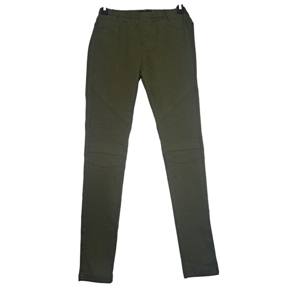 Mystiq Green Moto Athleisure Minimalistic Urban Edgy Street Utility Pants Medium - Picture 1 of 11
